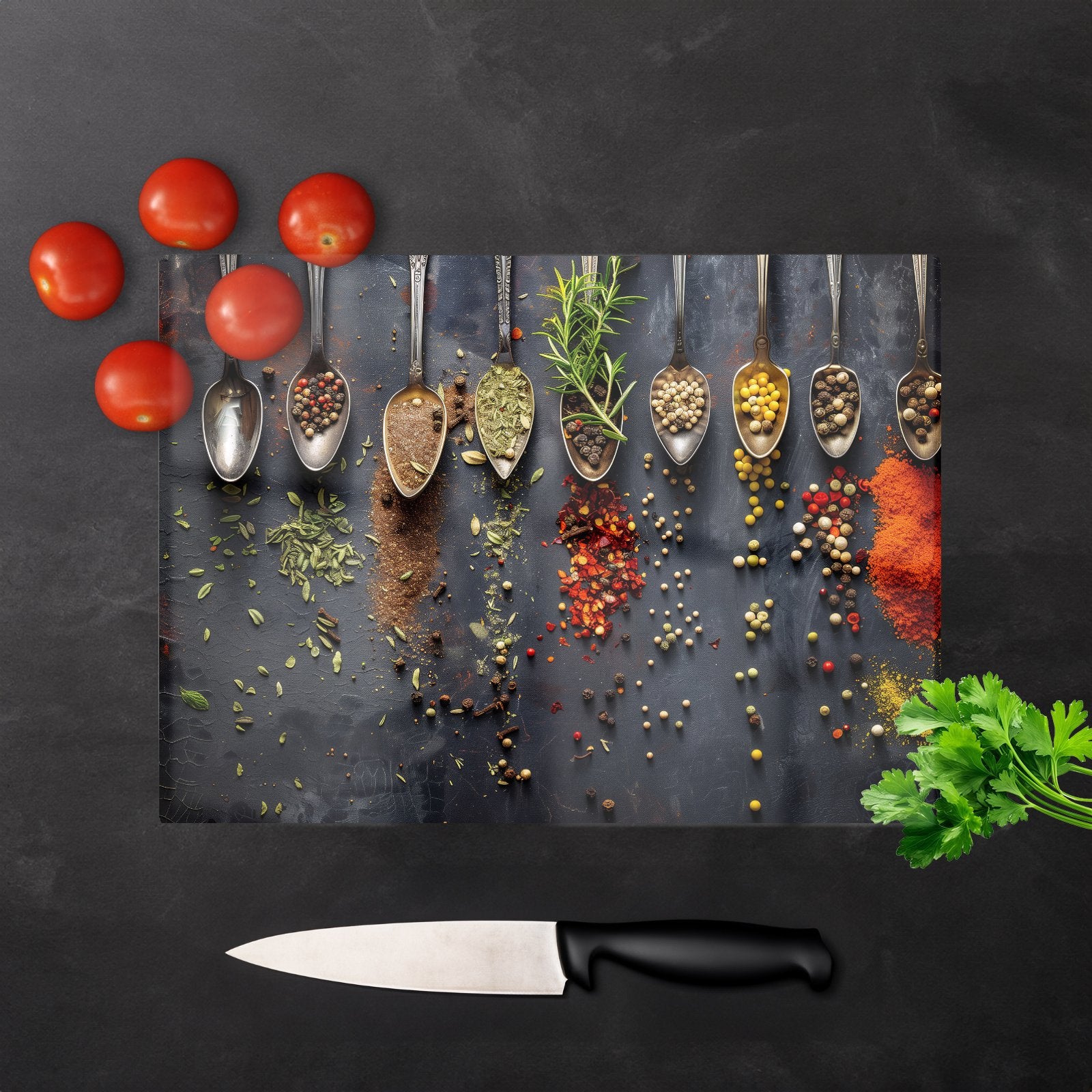 Aromatic Ensemble: Spice Medley Chopping Board