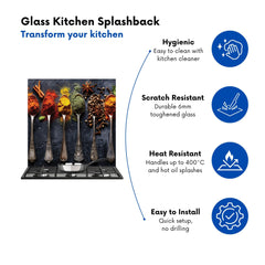 Herbs & Spices: Gastronomic Canvas Kitchen Splashback