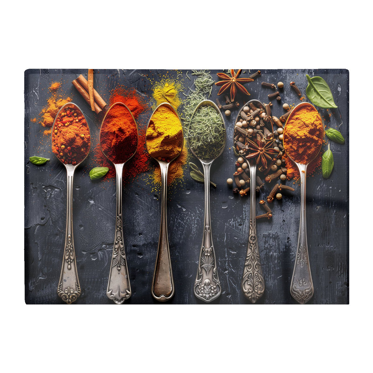 Herbs & Spices: Gastronomic Canvas Chopping Board