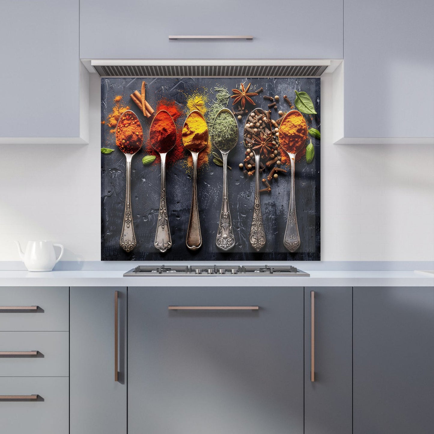 Herbs & Spices: Gastronomic Canvas Kitchen Splashback