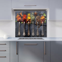 Herbs & Spices: Gastronomic Canvas Kitchen Splashback