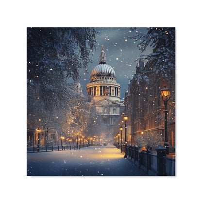 Winter's Embrace at St. Paul's Kitchen Splashback