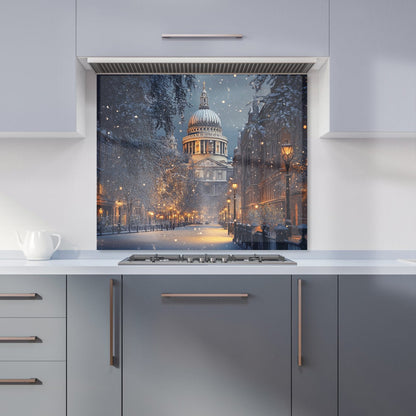 Winter's Embrace at St. Paul's Kitchen Splashback