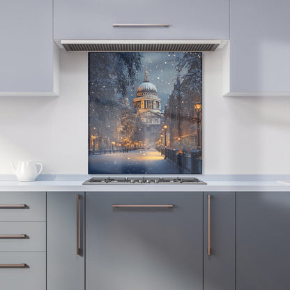 Winter's Embrace at St. Paul's Kitchen Splashback