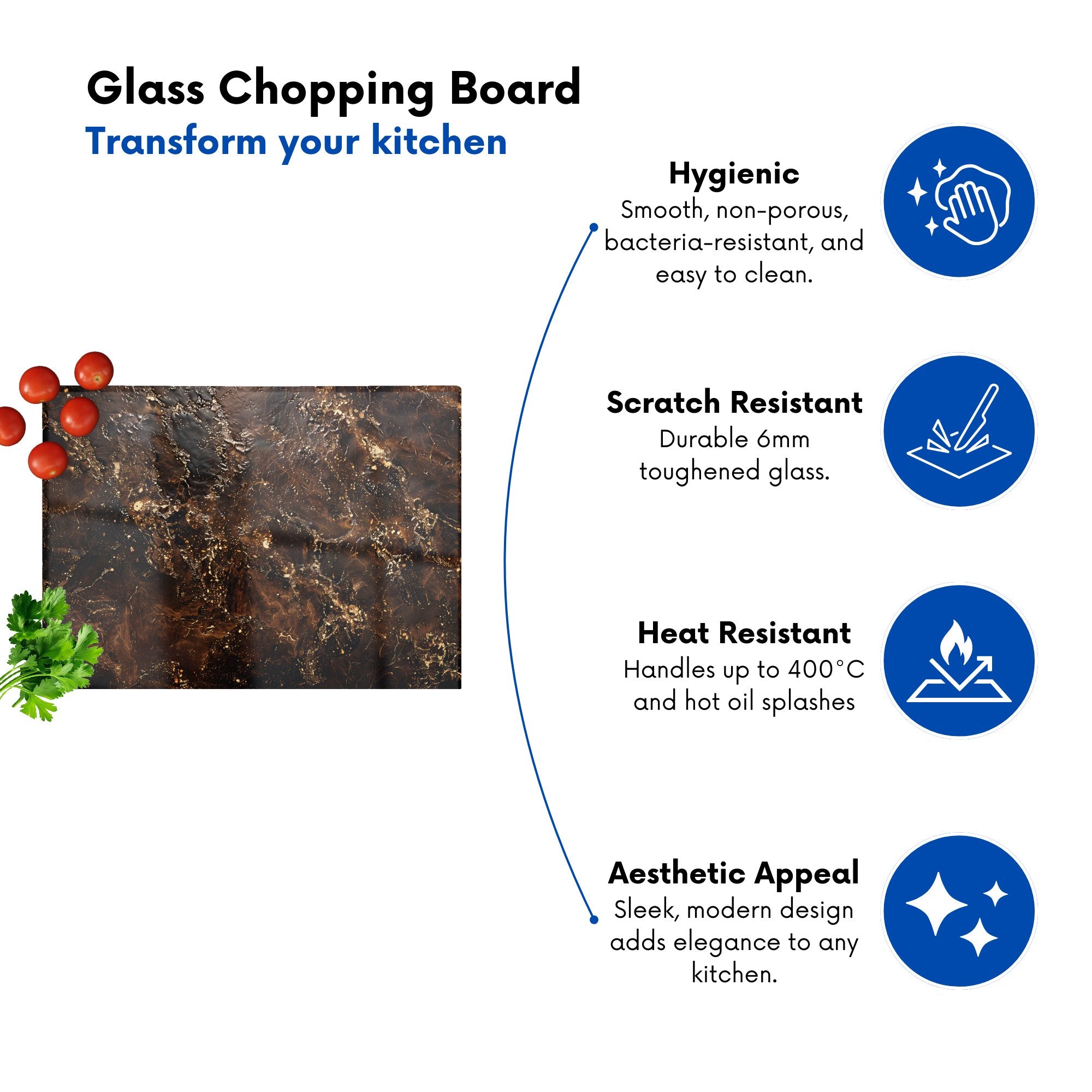 Bronze Quartz Effect Chopping Board