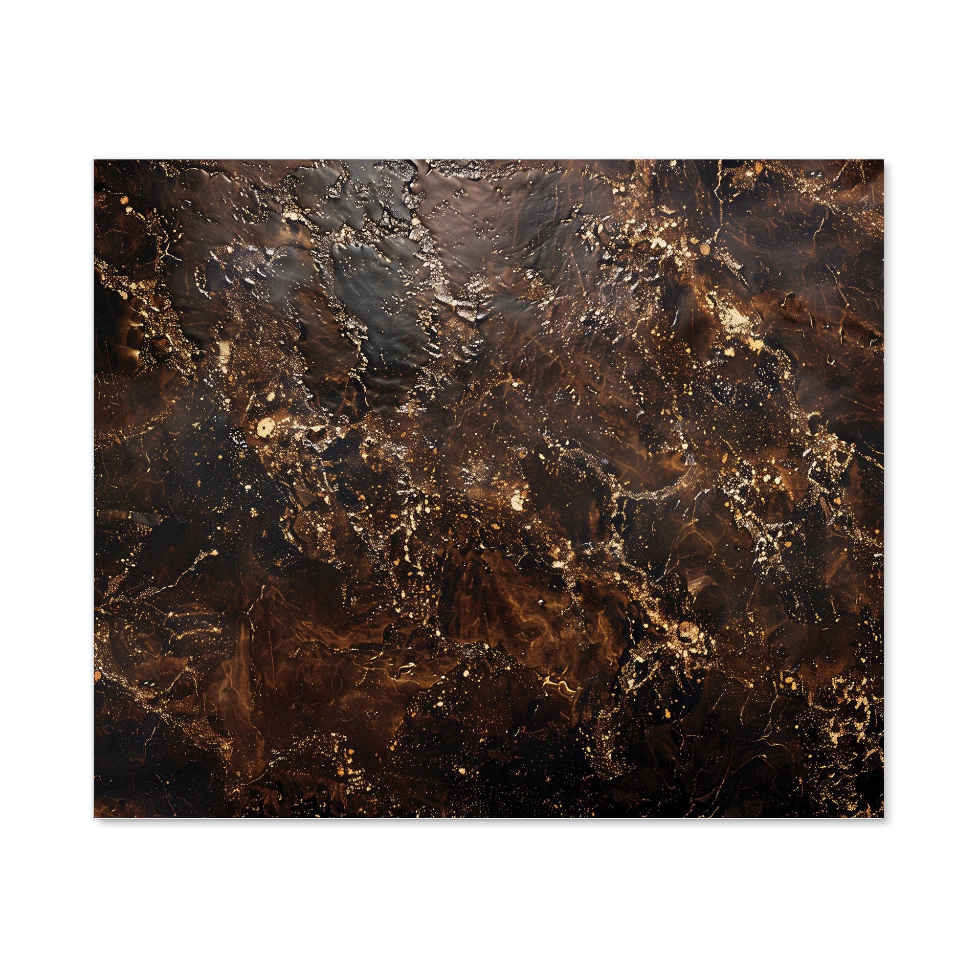 Bronze Quartz Effect Kitchen Splashback