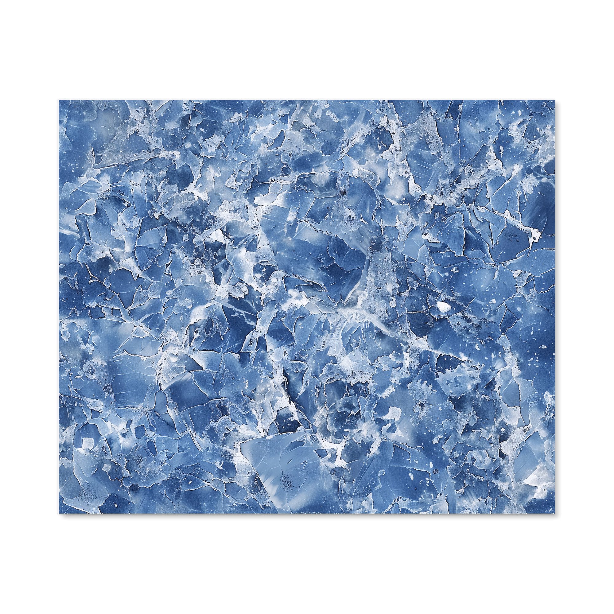 Coastal Blue Quartz Effect Kitchen Splashback