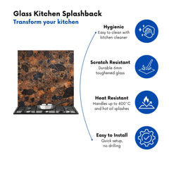 Coopers Quartz Effect Kitchen Splashback
