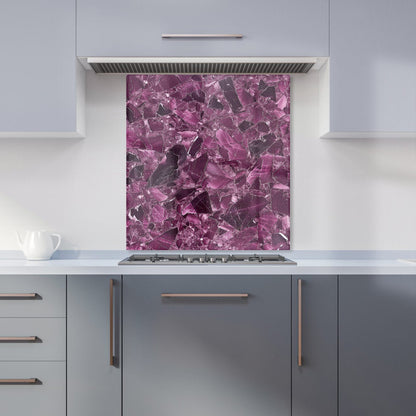 Damson Quartz Effect Kitchen Splashback