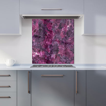 Cherry Quartz Effect Kitchen Splashback