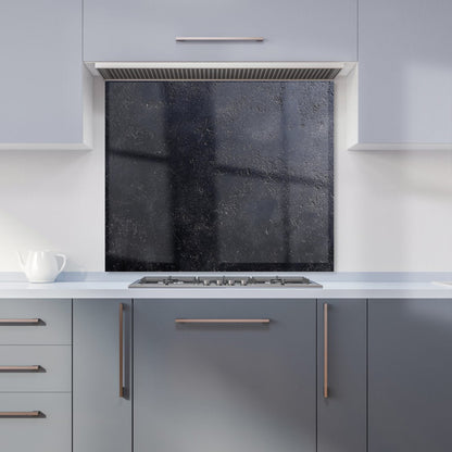 Black Concrete Effect Kitchen Splashback