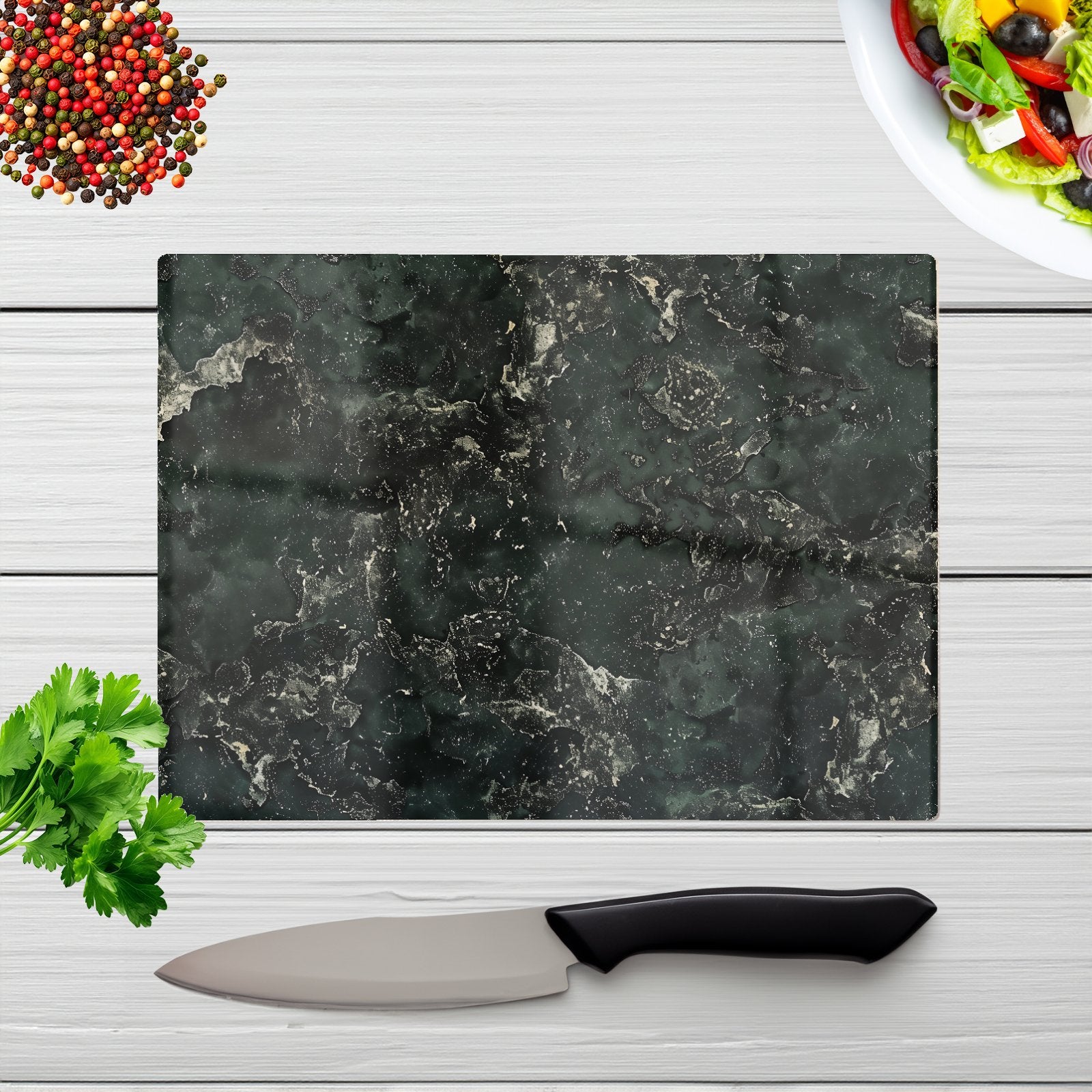 Shabby Green Quartz Effect Chopping Board