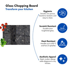 Dark Grey Quartz Effect Chopping Board