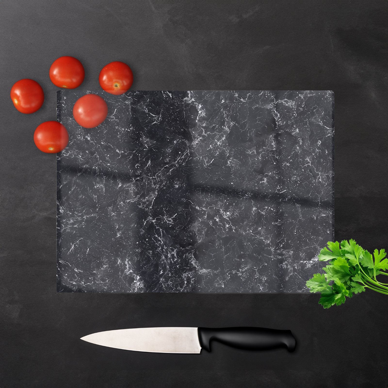 Deep Grey Quartz Effect Chopping Board