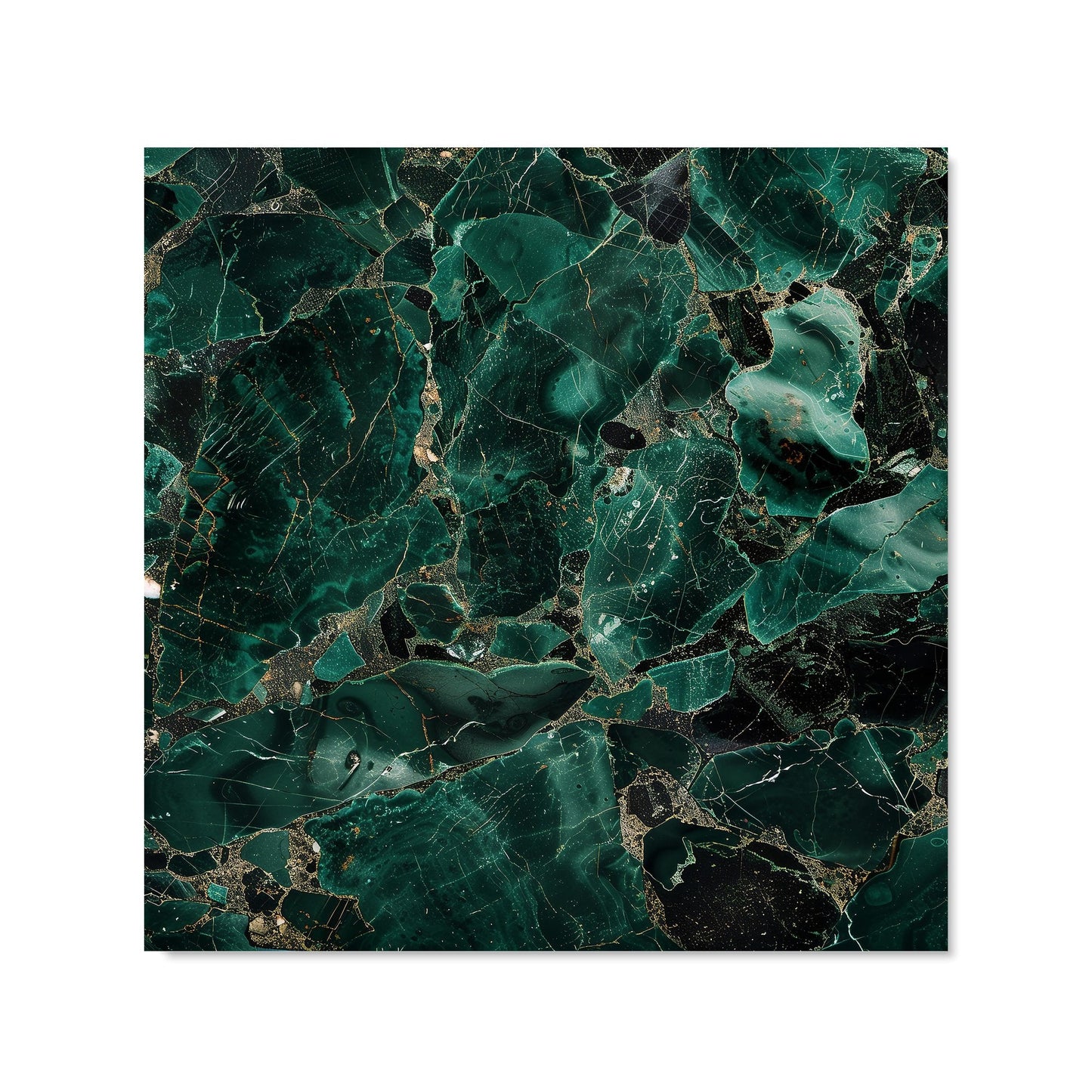 Green Quartz Effect Kitchen Splashback