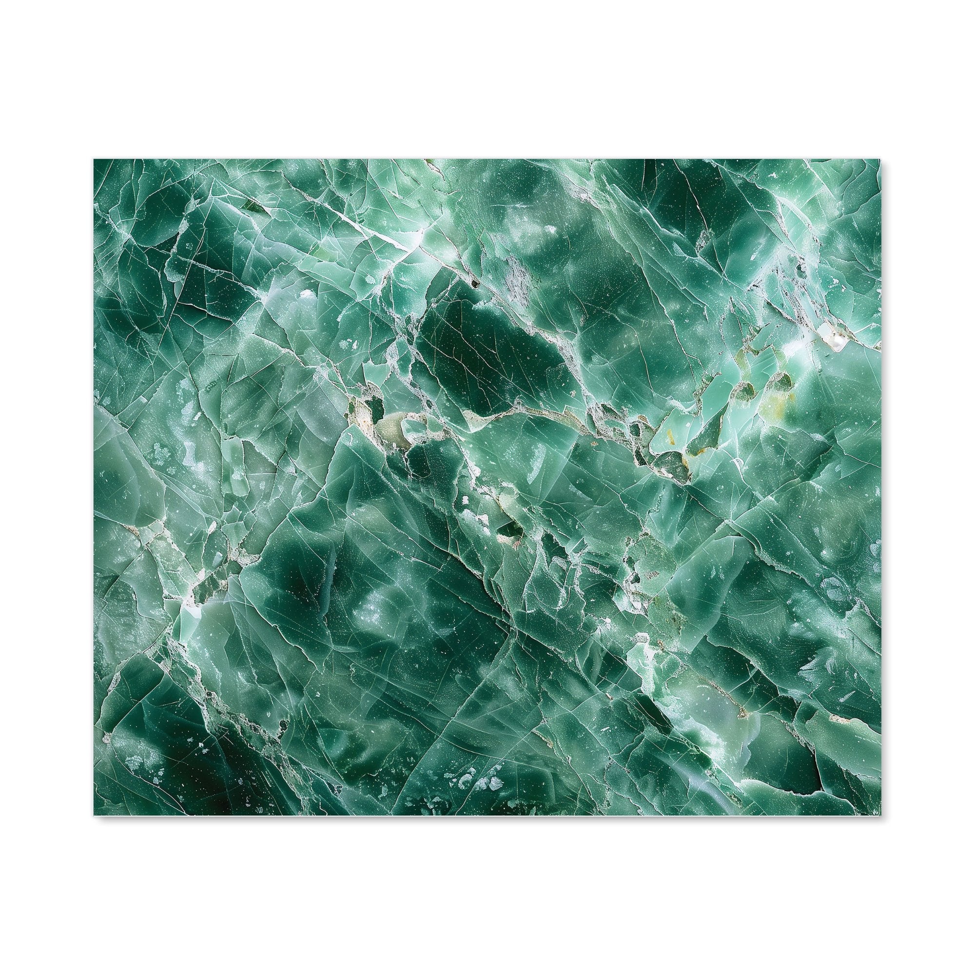 Light Green Quartz Effect Kitchen Splashback