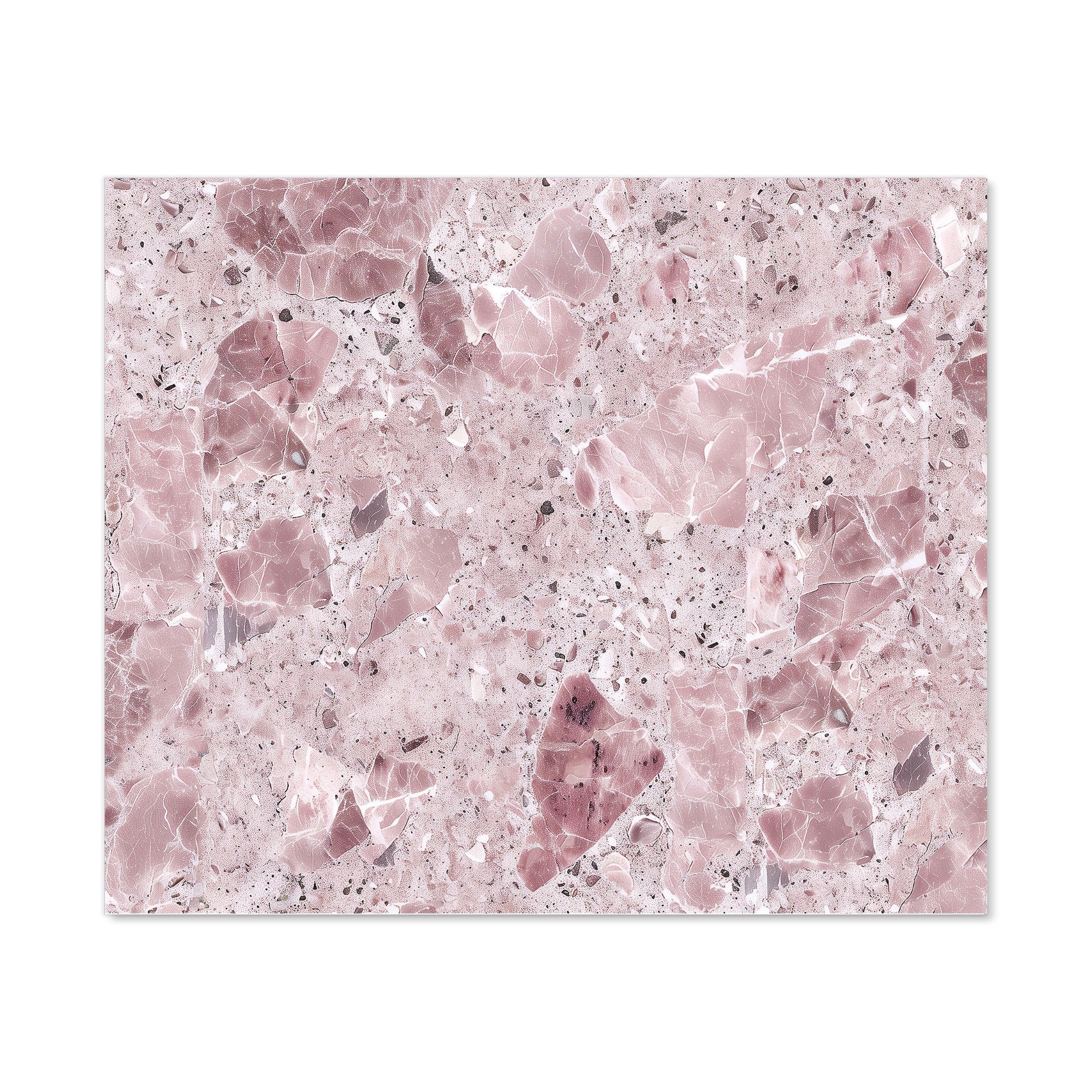 Dusty Pink Quartz Effect Kitchen Splashback