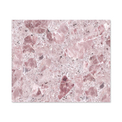 Dusty Pink Quartz Effect Kitchen Splashback
