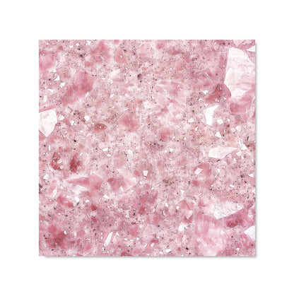 Pink Quartz Effect Kitchen Splashback