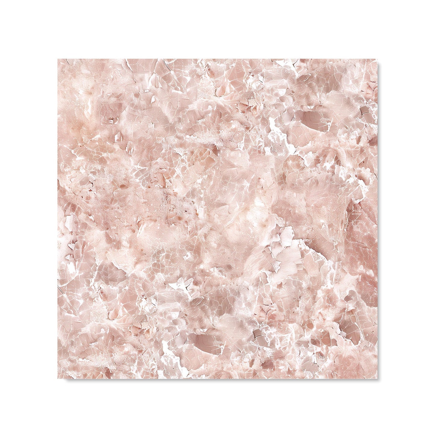 Polished Pale Pink Quartz Effect Kitchen Splashback