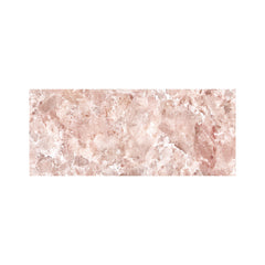 Polished Pale Pink Quartz Effect Glass Bathroom Splashback