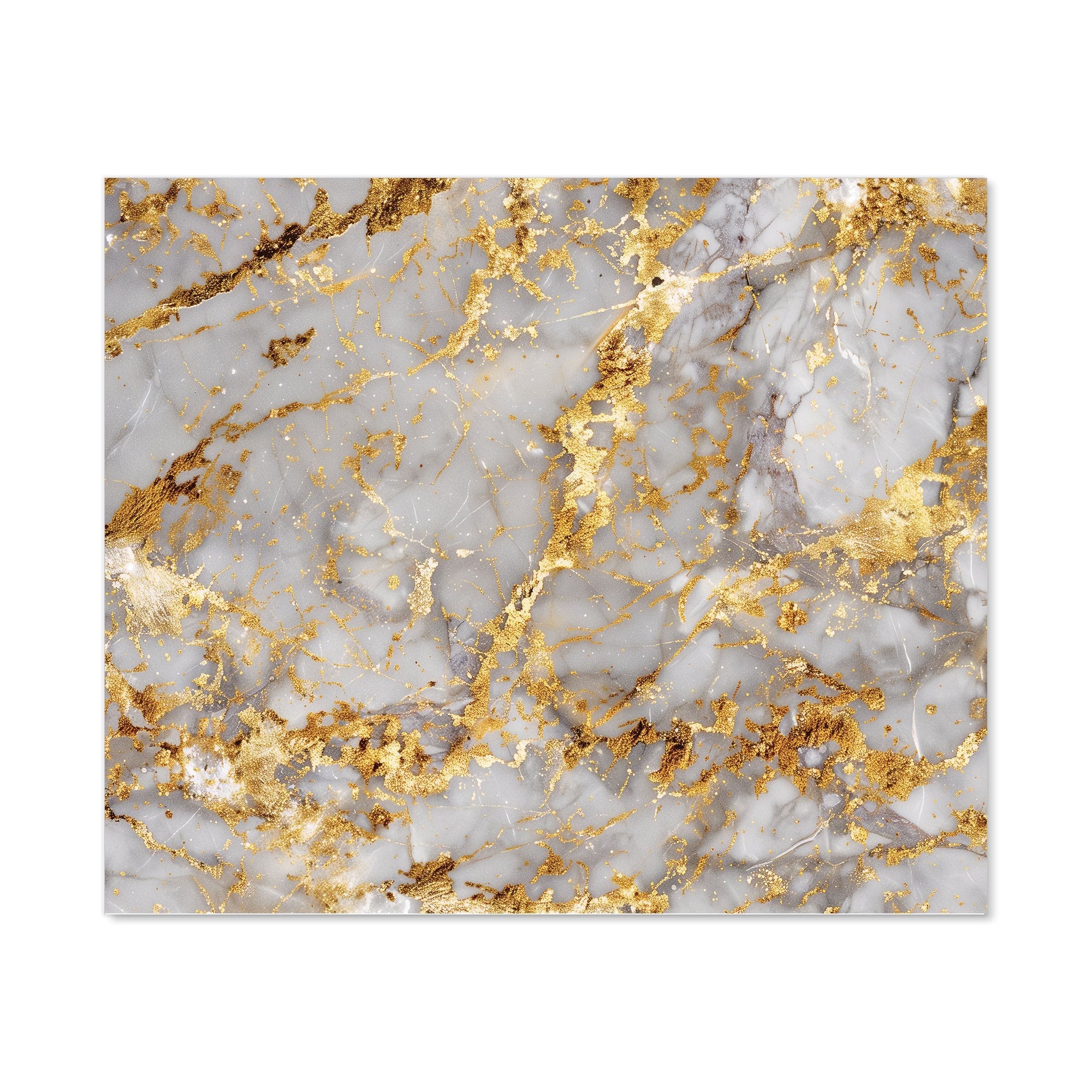 Gold Quartz Effect Kitchen Splashback