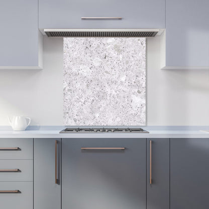 Light Grey Quartz Effect Kitchen Splashback