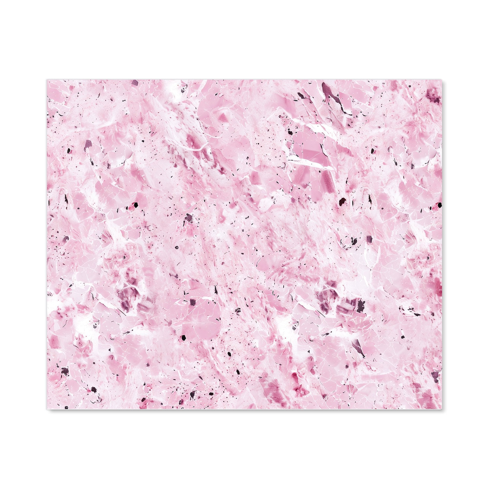 Plush Pink Quartz Effect Kitchen Splashback