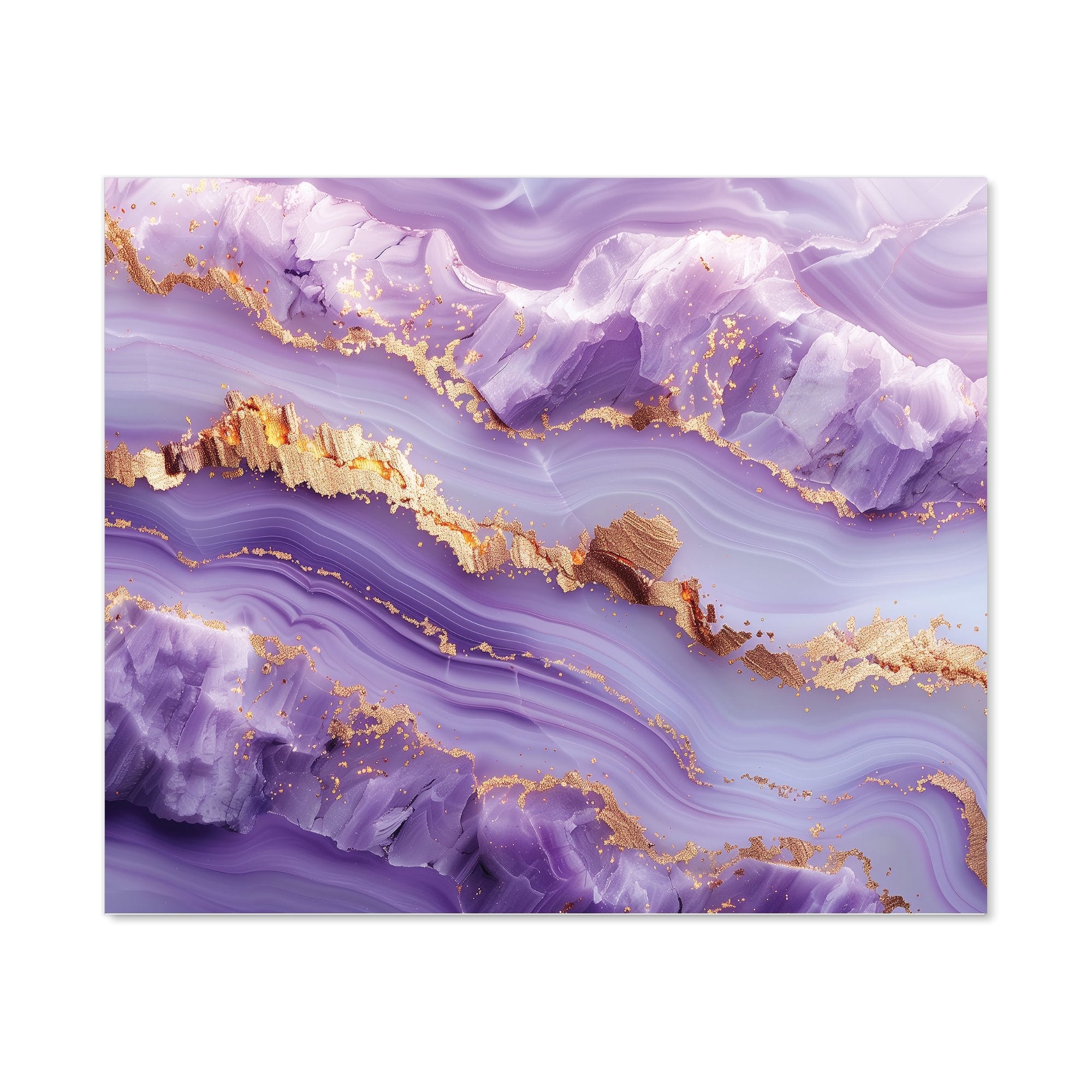 Light Purple Marble Effect Kitchen Splashback