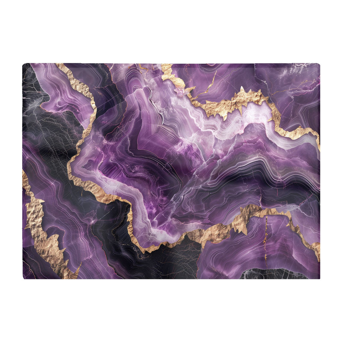 Deep Purple Marble Effect Chopping Board