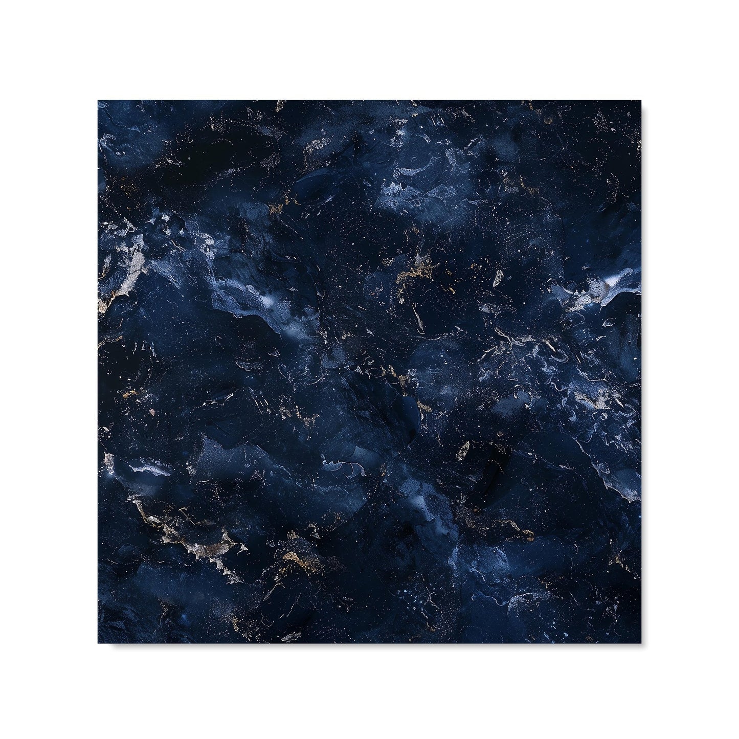 Navy Blue Quartz Effect Kitchen Splashback