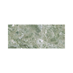 Pale Green Quartz Effect Glass Bathroom Splashback