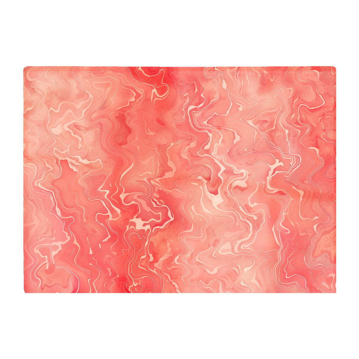 Salmon Pink Marble Effect Chopping Board