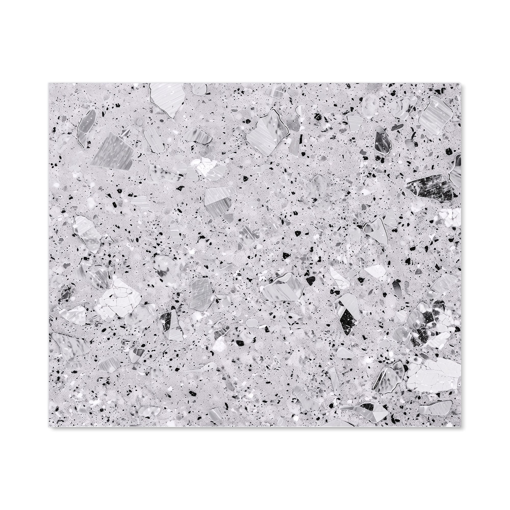 Silver Grey Quartz Effect Kitchen Splashback