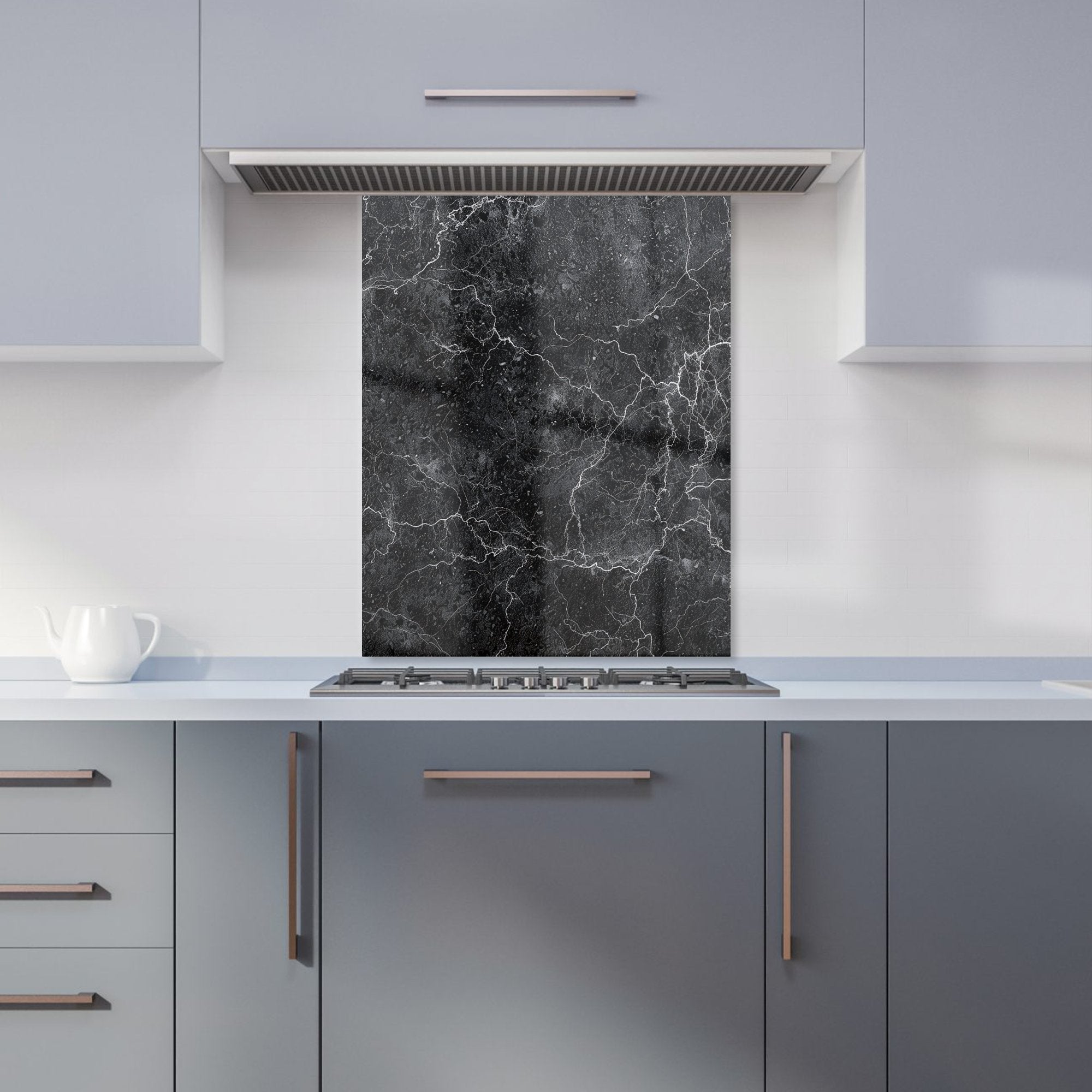 Slate Grey Quartz Effect Kitchen Splashback