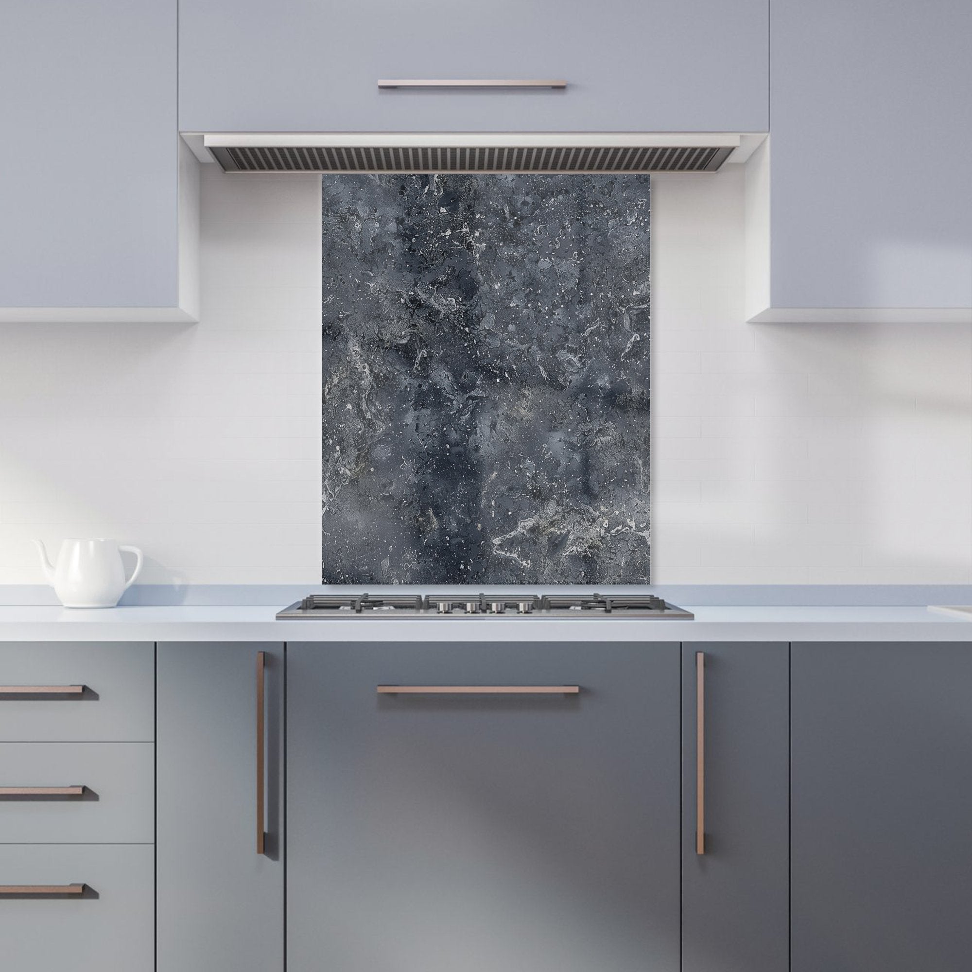 Luxury Slate Grey Quartz Effect Kitchen Splashback