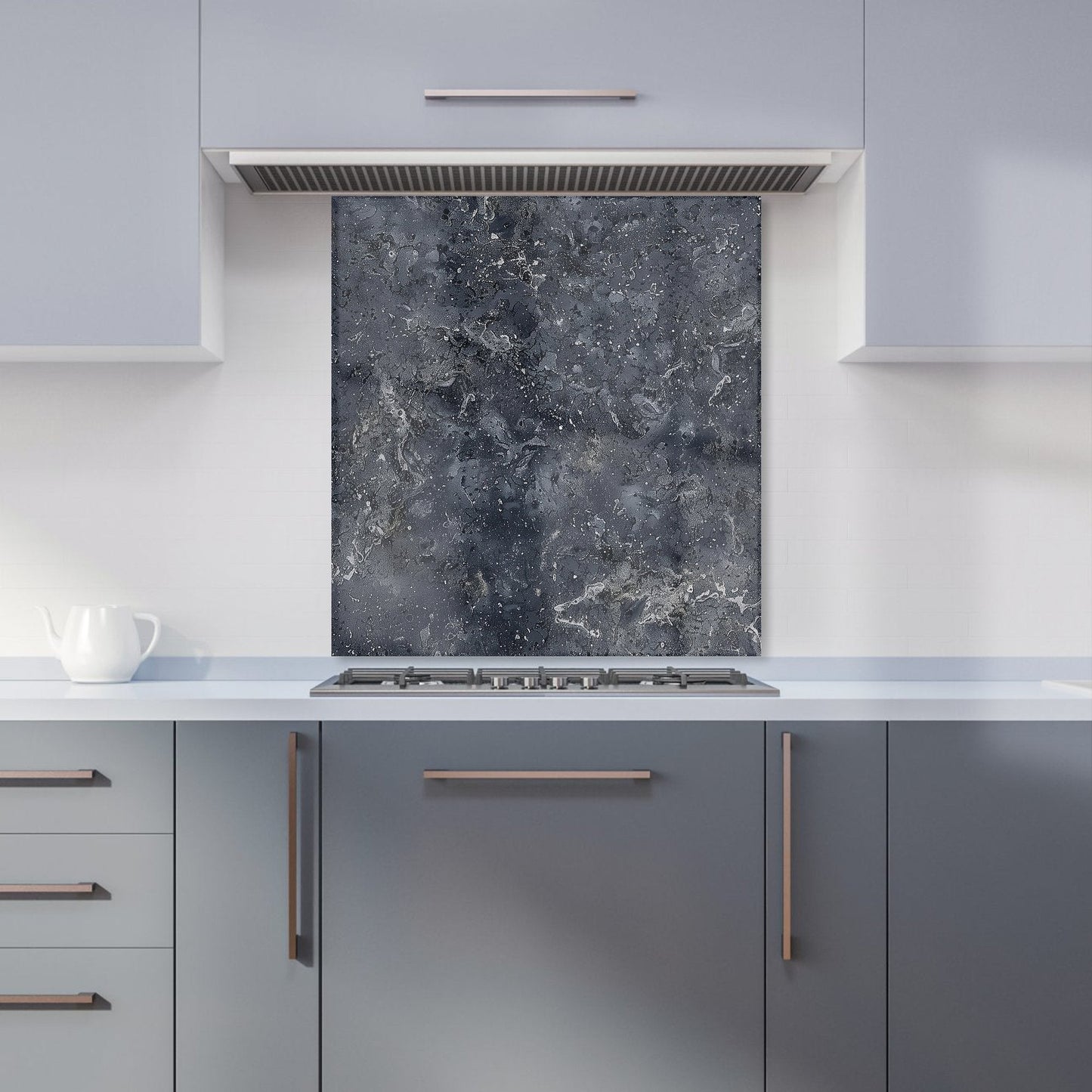 Luxury Slate Grey Quartz Effect Kitchen Splashback