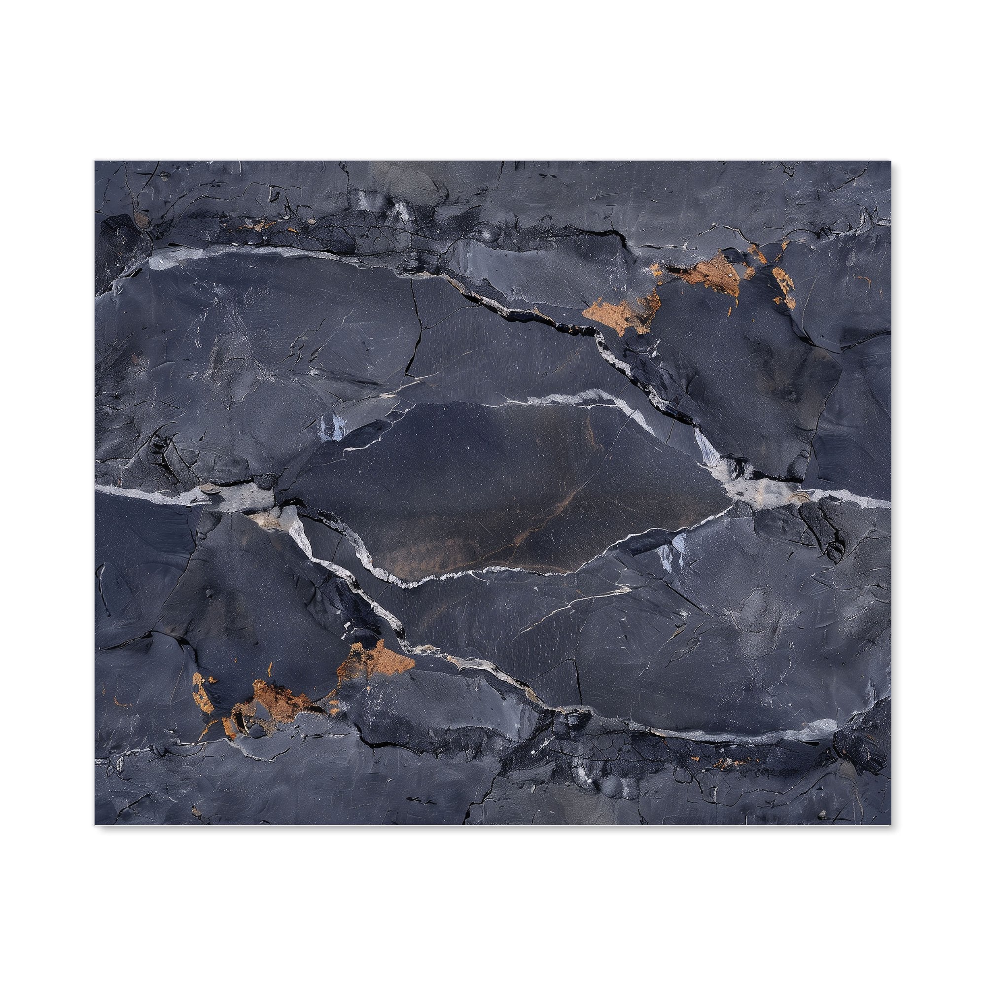 Polished Slate Grey Quartz Effect Kitchen Splashback