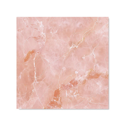 Sweet Peach Quartz Effect Kitchen Splashback