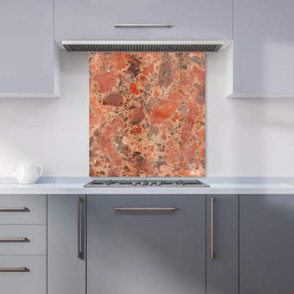 Authentic Terracotta Quartz Effect Kitchen Splashback