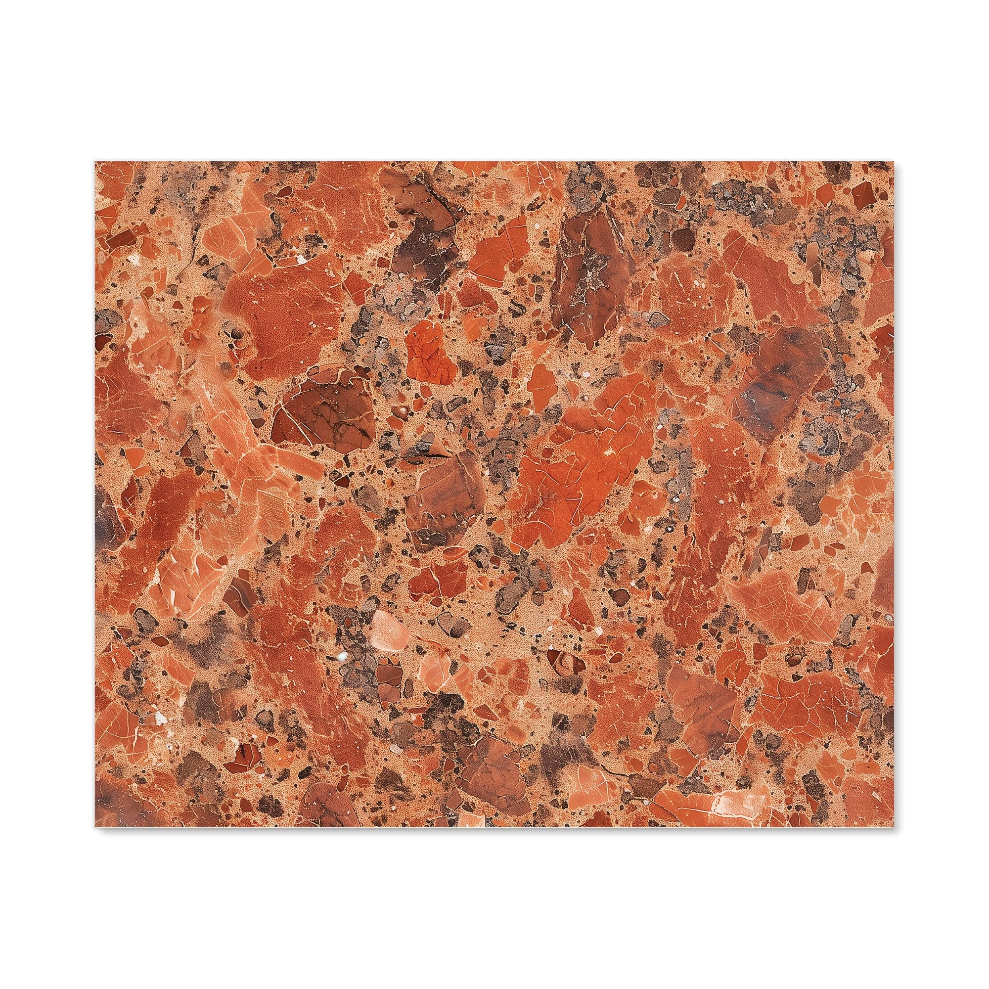 Authentic Terracotta Quartz Effect Kitchen Splashback