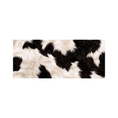 Black And White Cow High Print Glass Bathroom Splashback