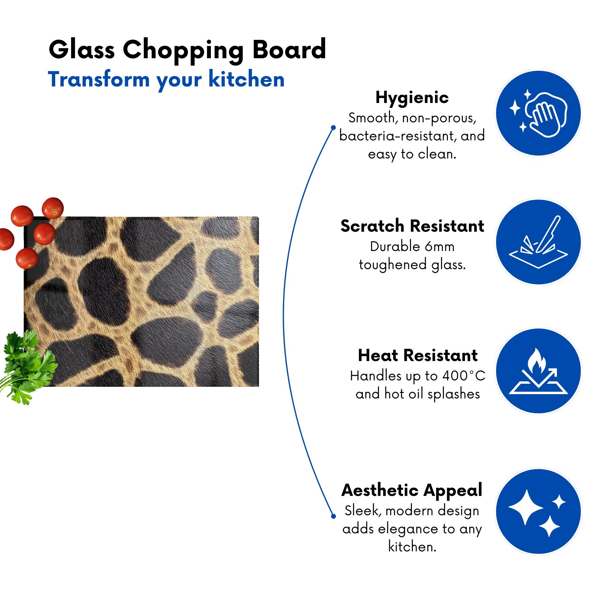 Giraffe Fur Print Chopping Board