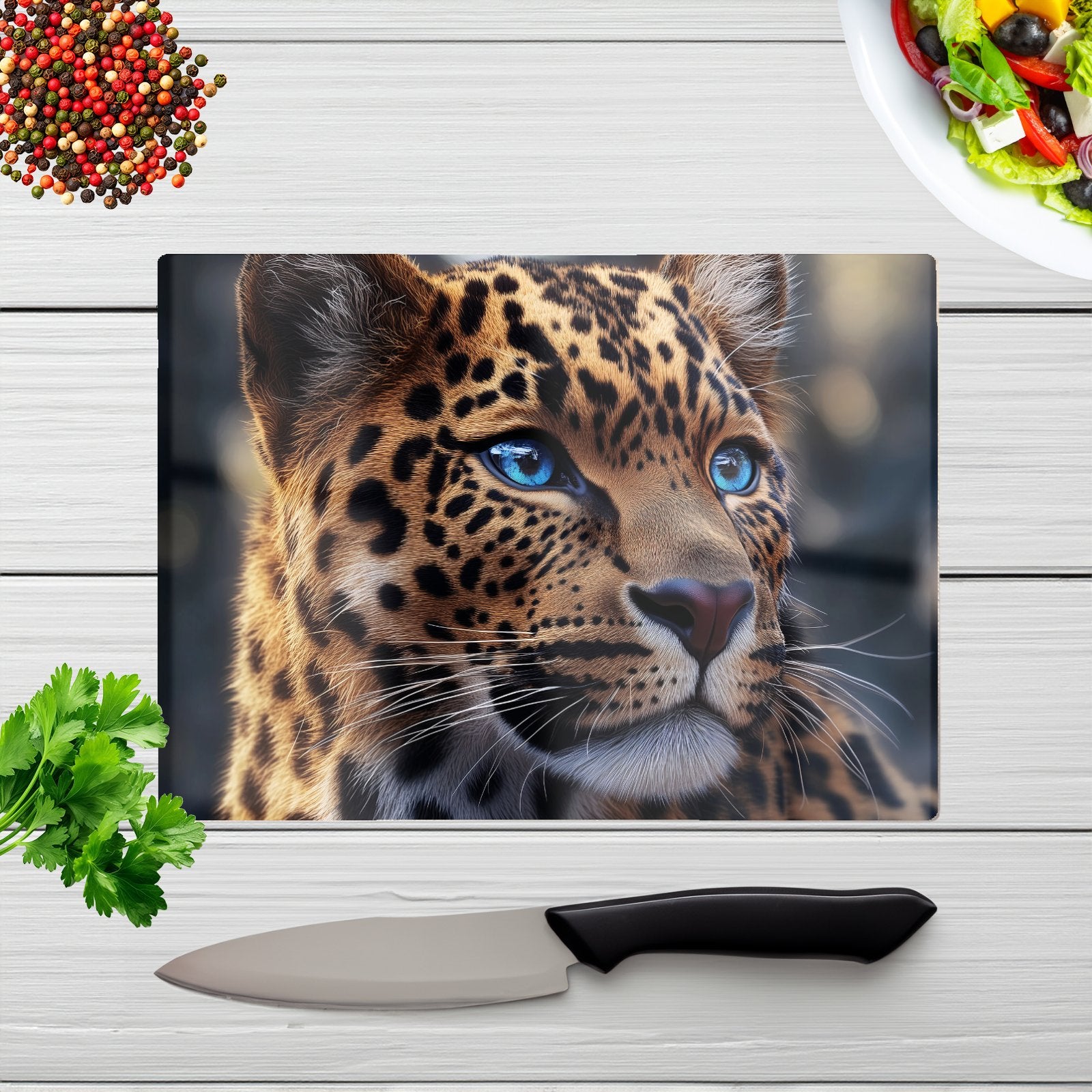 Beautiful Leopard Chopping Board