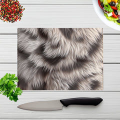 Mink Fur Print Chopping Board