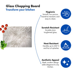 Polar Bear Fur Print Chopping Board