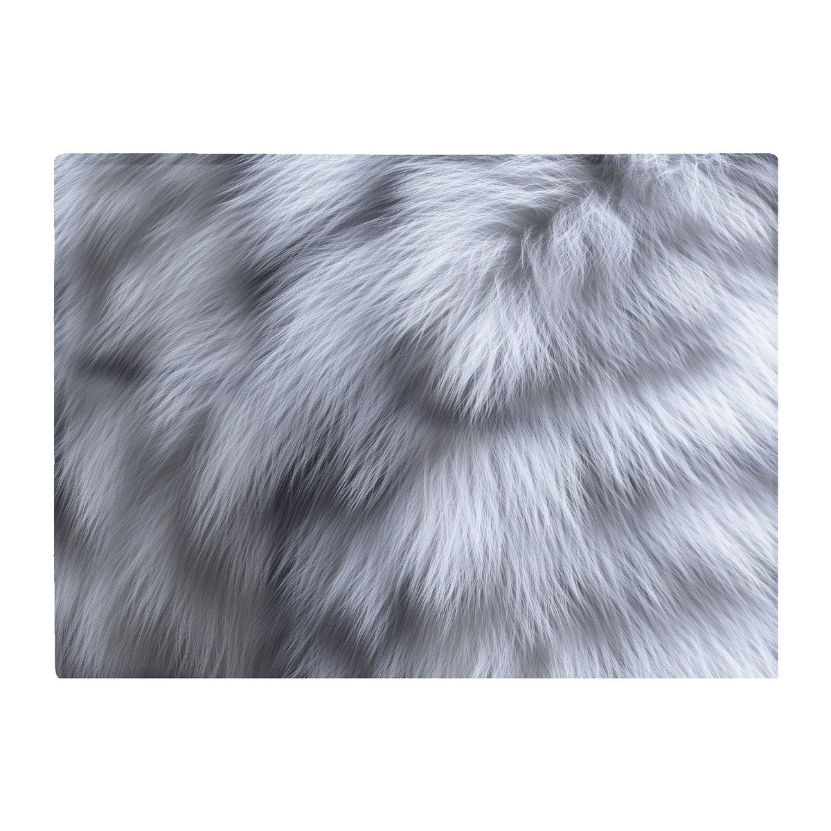 Fur Print Silver Fox Chopping Board