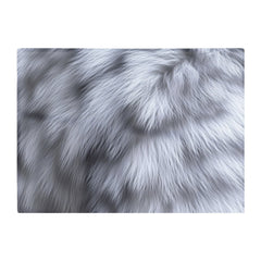 Fur Print Silver Fox Chopping Board