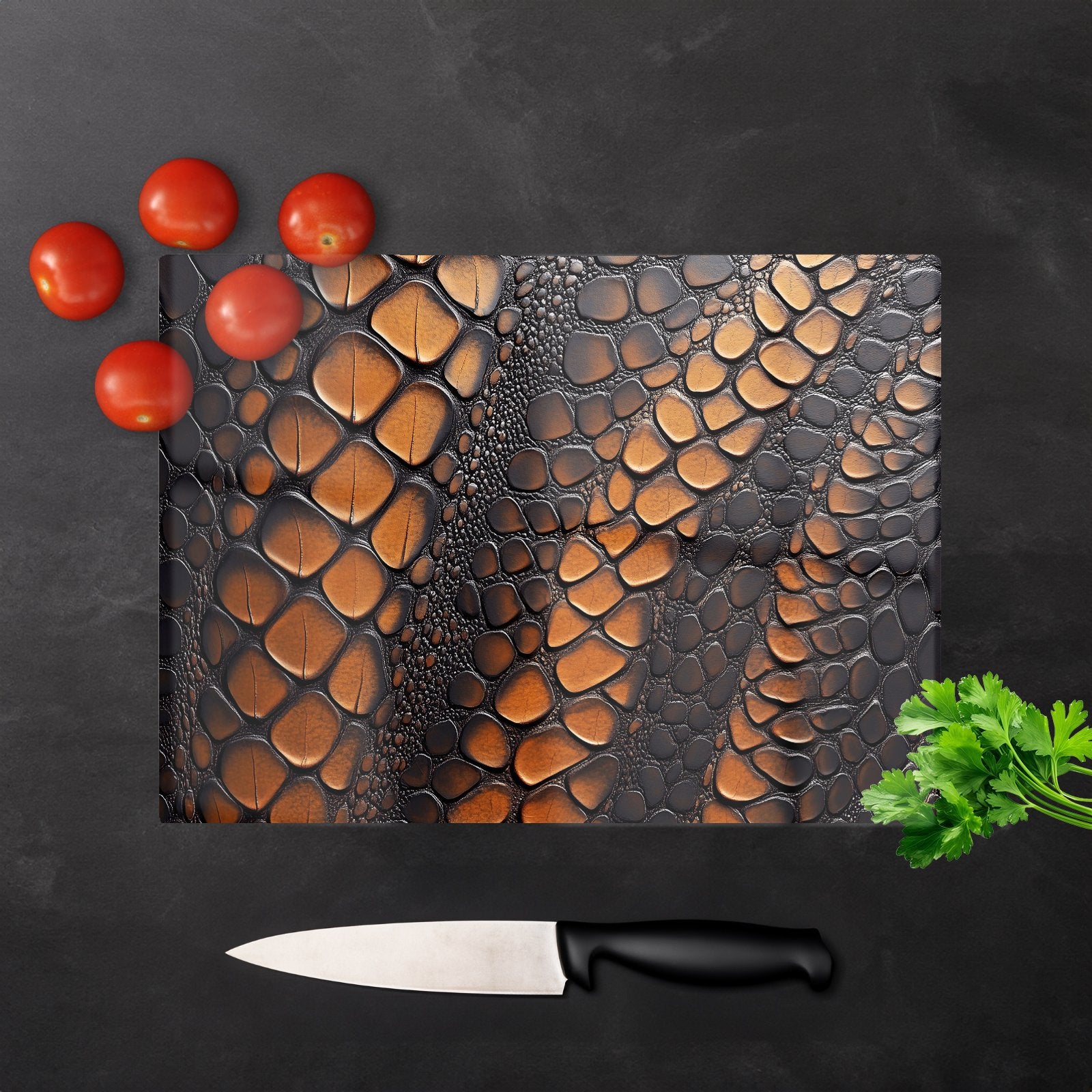 Snakeskin Print Chopping Board