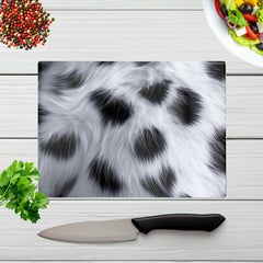 Snow Leopard Fur Print Chopping Board